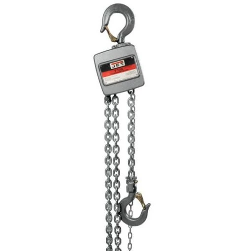 Jet AL100-100-10 1 Ton Hand Chain Hoist with 10' of Lift 133110 -JET Tools Sales Shop jet b