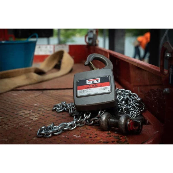 Jet AL100-200-10 2 Ton Aluminum Hand Chain Hoist with 10ft of Lift 133210 5 Jet AL100-200-10 2 Ton Aluminum Hand Chain Hoist with 10ft of Lift 133210 - Image 5